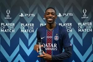 逆转功臣！登贝莱当选欧洲超级杯全场最佳