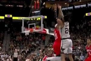 耐心传导!马刺连续不停顿传球 瓦塞尔出手三分highfive犯规3+1